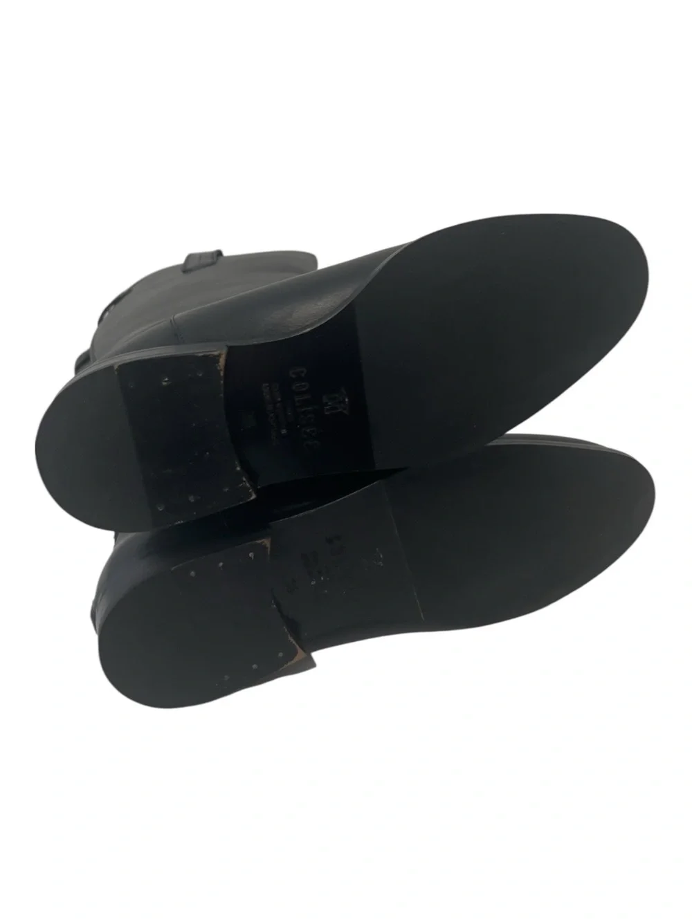 Colisee Paris Black Tall Leather Riding Size 35 EU